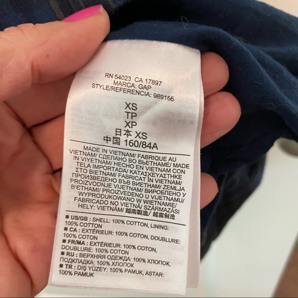 GAP Long Sleeve Plaid Dress - Picture 14 of 15